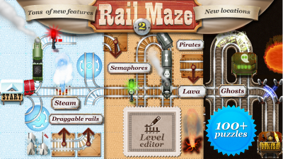 Rail Maze 2 : Пазл с Поездами